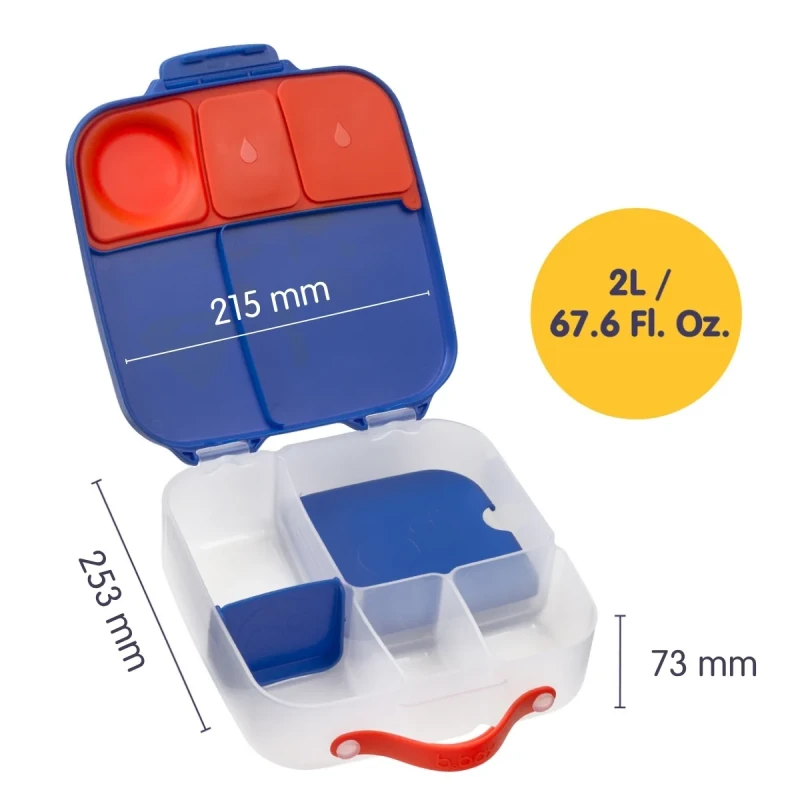 Lunchbox dla chłopca Superman b.box pojemnik na drugie śniadanie