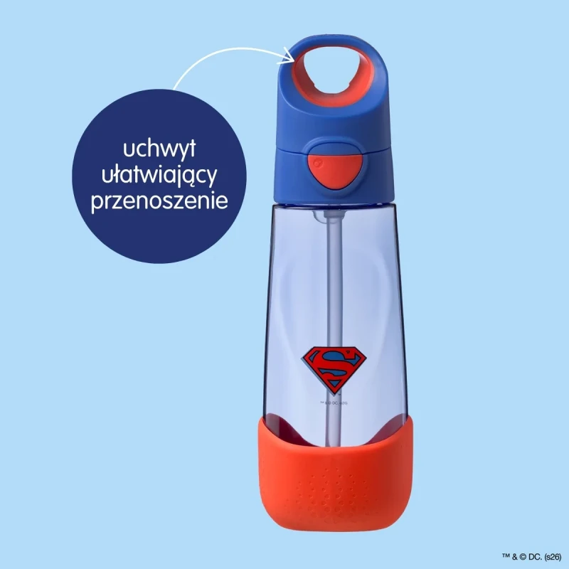 Bidon dla dzieci b.box z uchwytem do przenoszenia Superman