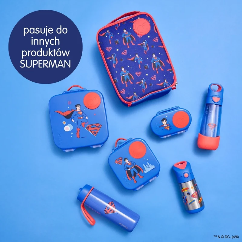 Kolekcja Superman by b.box lunchbox bidon i akcesoria szkolne