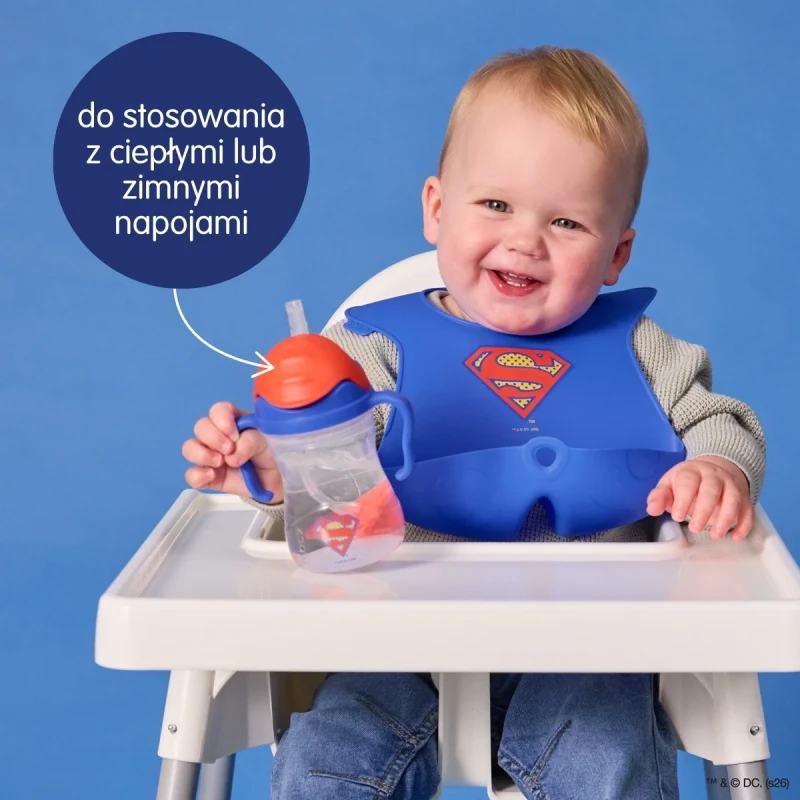 Szczelny kubek niekapek dla dziecka Superman by b.box