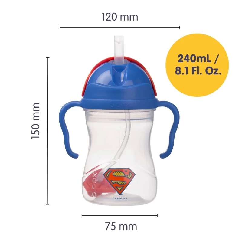 Kubek do nauki picia Superman by b.box 240 ml