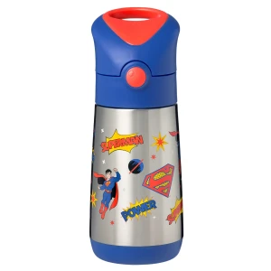 Butelka termiczna - bidon dla dzieci ze słomką 350 ml Superman by b.box BB001439
