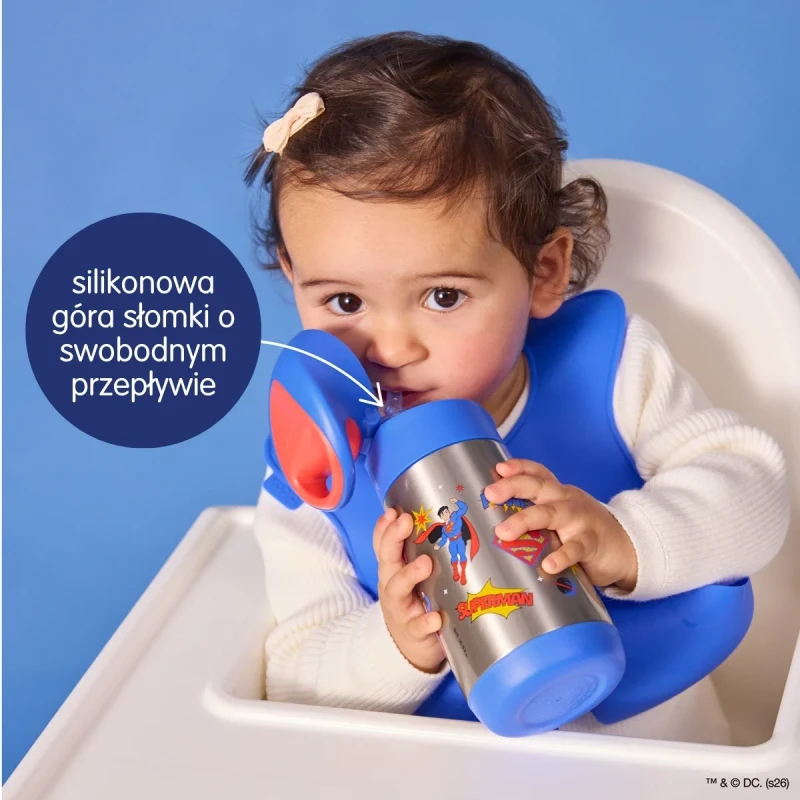 Butelka termiczna dla dzieci Superman b.box 350 ml