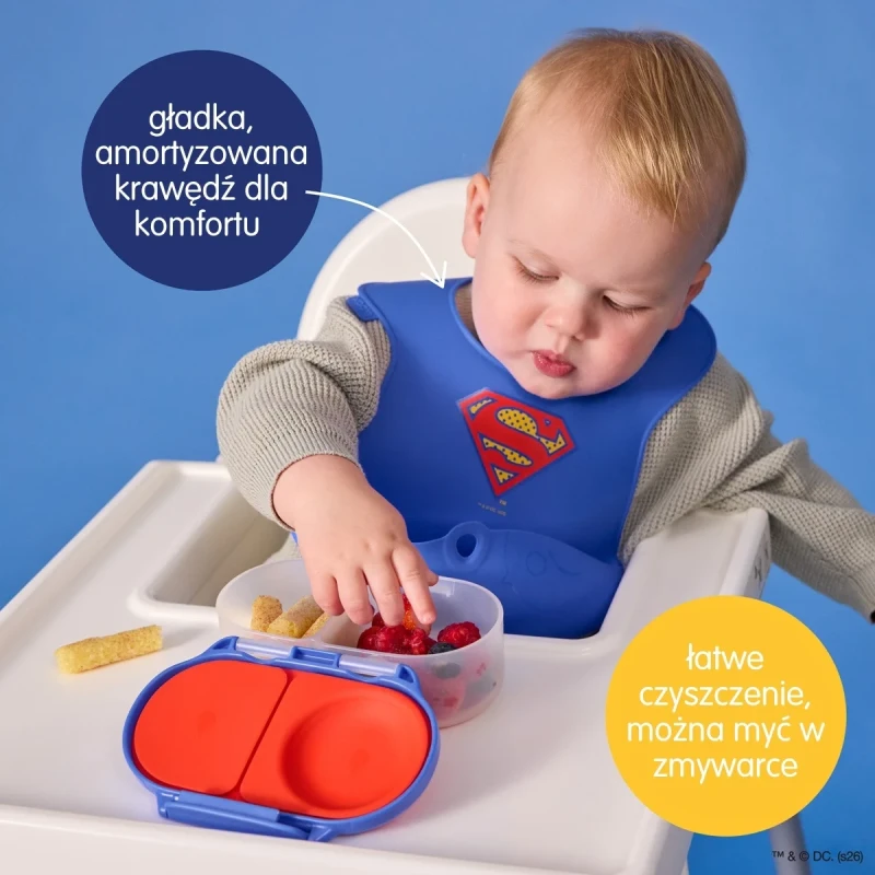 Szczelny pojemnik na jedzenie Superman b.box 355 ml