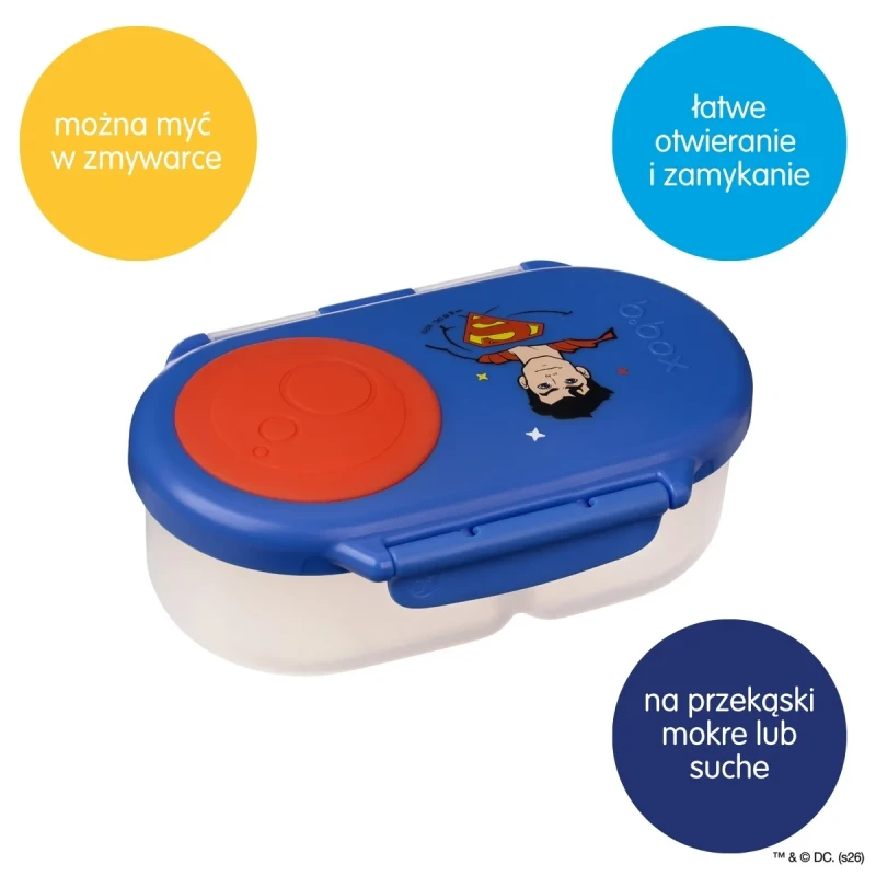 Snackbox z przegródkami Superman b.box