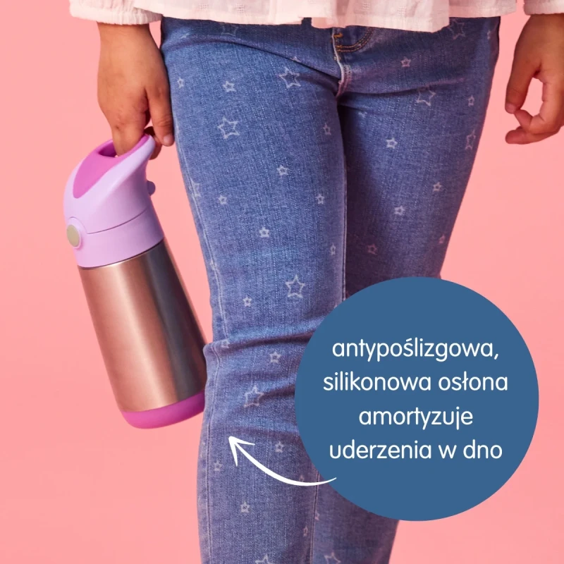 Bidon dziecięcy ze słomką silikonową b.box