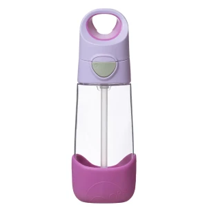 Bidon dla dziecka - butelka na wodę ze słomką tritanowa 450 ml Sugar Plum b.box BB001384