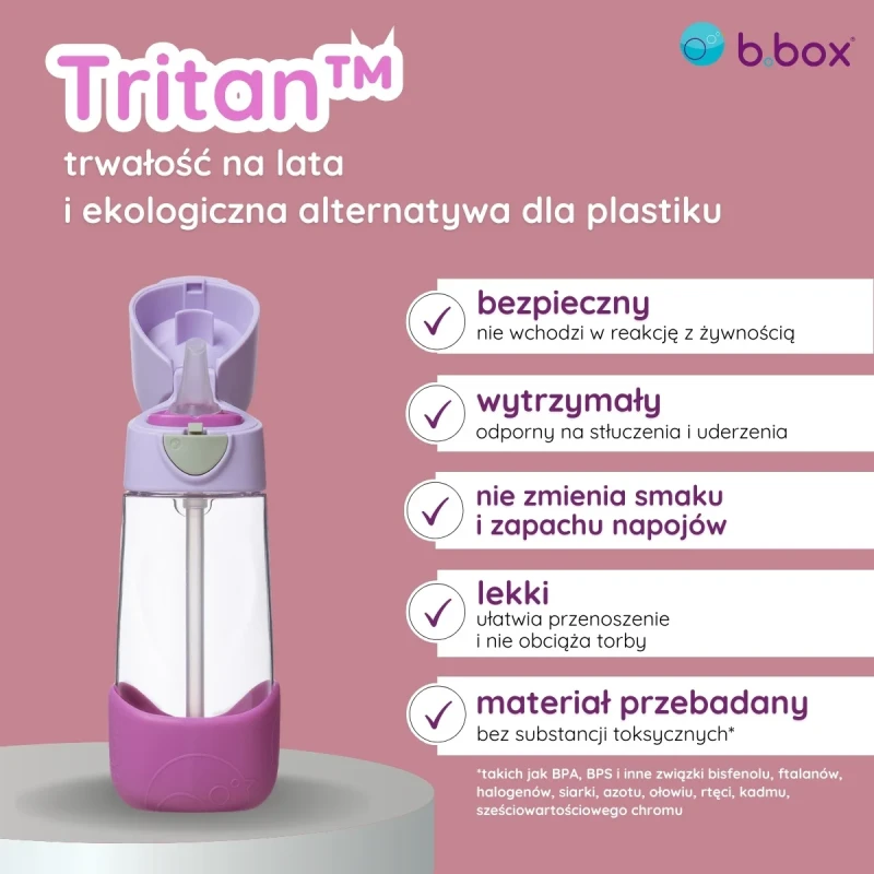 Butelka b.box 450 ml z uchwytem