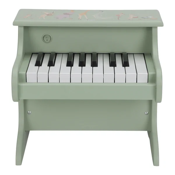 Drewniane Pianino Zielone Safari Friends FSC Little Dutch LD7476