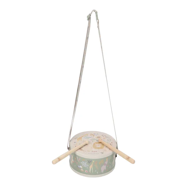 Drewniany Bębenek Safari Friends FSC Little Dutch LD7472