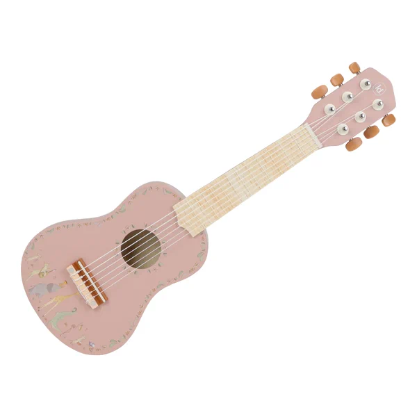 Gitara dziecięca Little Dutch Safari Friends z sześcioma strunami