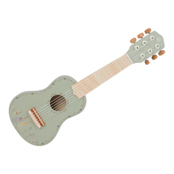 Gitara dziecięca Little Dutch Safari Friends z sześcioma strunami