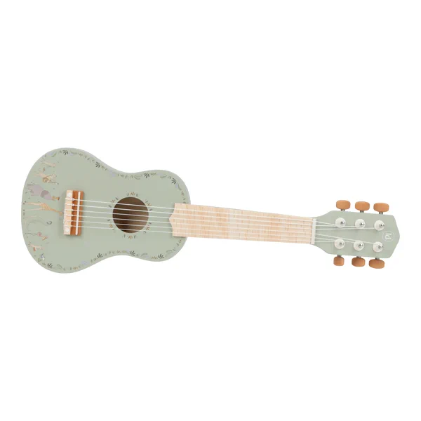 Zielona gitara Safari Friends Little Dutch instrument muzyczny dla dzieci