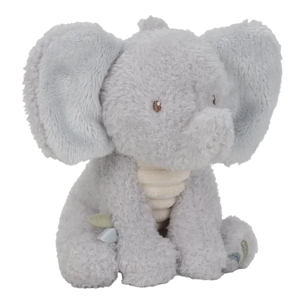 Przytulanka Słoń Safari Friends Little Dutch 17 cm miękka maskotka dla niemowlaka