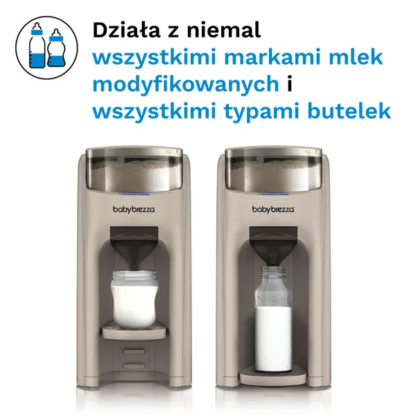 Kompatybilność ekspresu Baby Brezza z butelkami dla niemowląt
