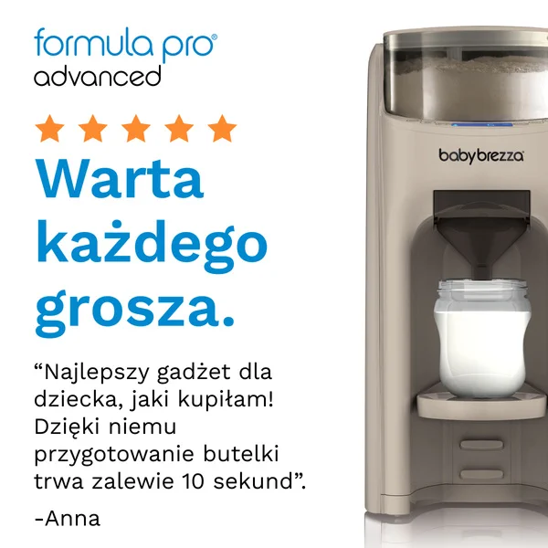 Opinie rodziców Baby Brezza Formula Pro Advanced Oatmeal
