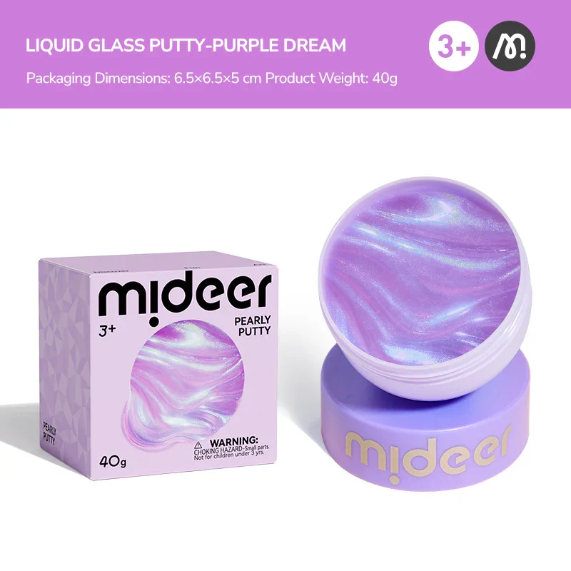 Sensoryczny slime Purple Dream z efektem perłowym