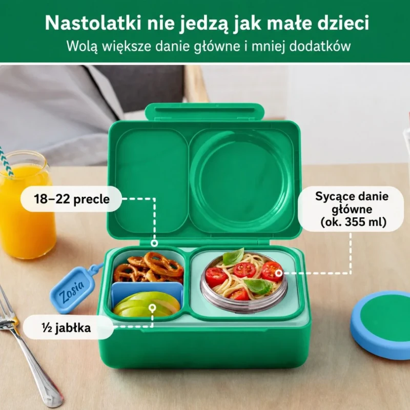 OmieBox Up dla nastolatków z dużym termosem 355 ml