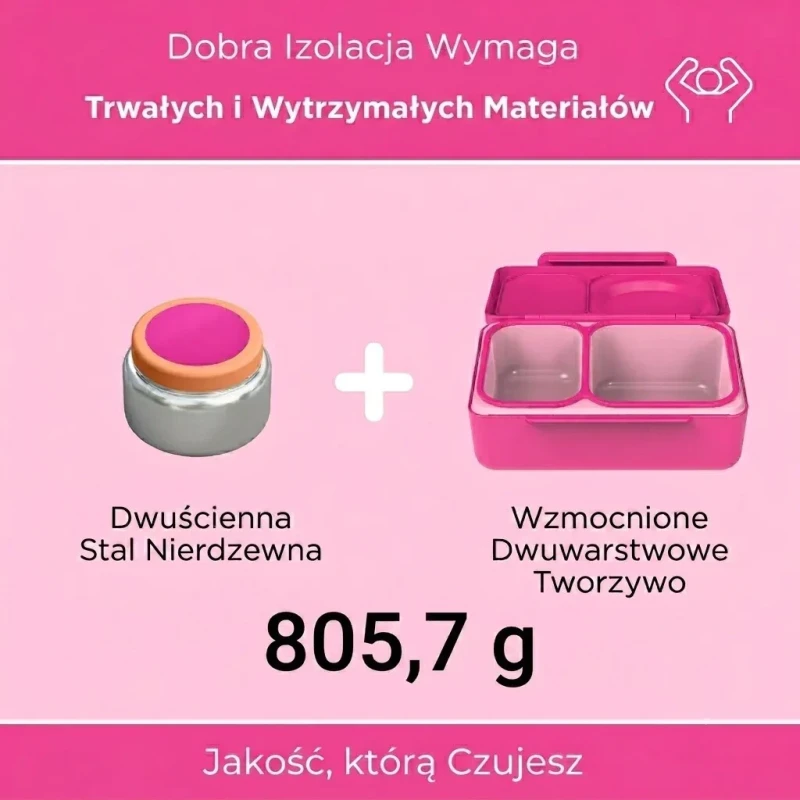Lunchbox premium OmieBox Up dla starszych dzieci i dorosłych