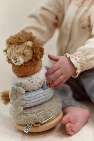 Piramidka sensoryczna Safari Friends Little Dutch 12m+