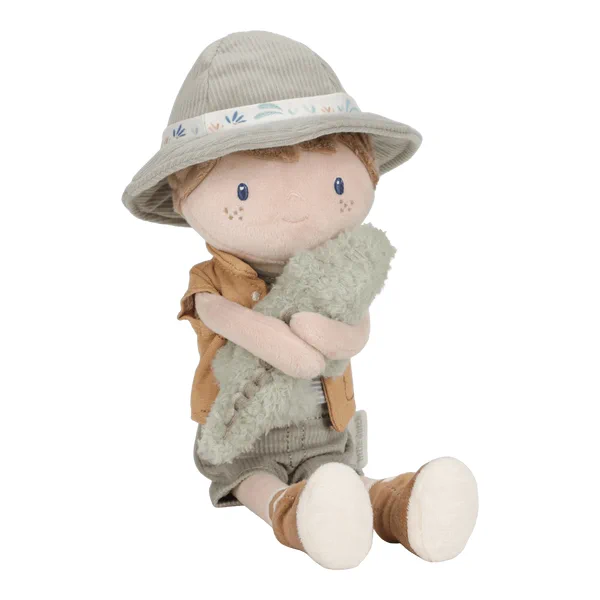 Pluszowa laleczka Jim Little Dutch w stroju safari
