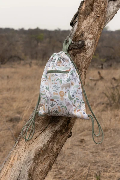 Worek sportowy Safari Friends Little Dutch LD4923 | Plecak worek dla dzieci