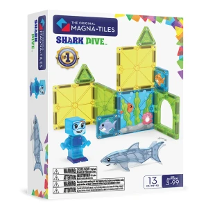 Klocki Magnetyczne Shark Dive 13 el. 3 lata+ Magna-Tiles®
