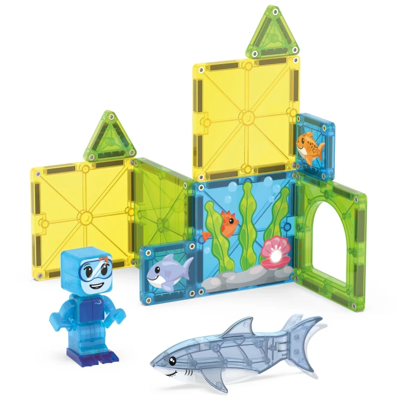 Podwodna konstrukcja z klocków magnetycznych MAGNA-TILES Shark Dive