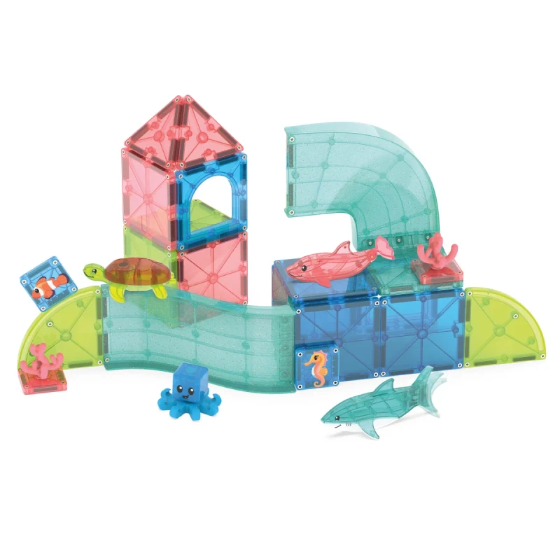 Konstrukcja z podwodnym tunelem MAGNA-TILES Coral Reef