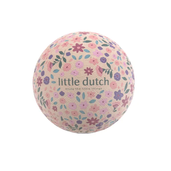 Mała piłka Little Dutch Dreamy Mermaid pastelowy wzór kwiatowy