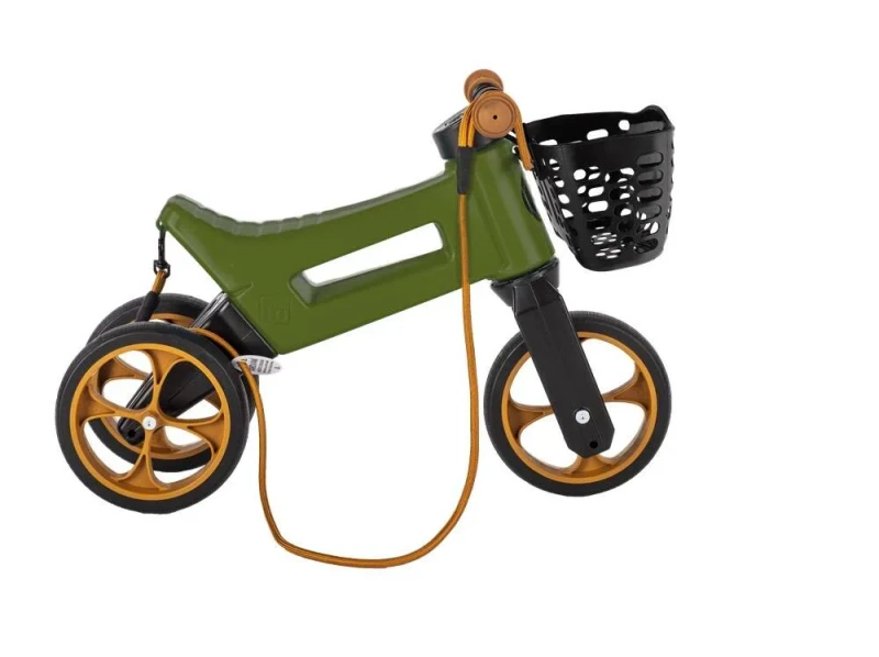 Jeździk 2w1 FWRider Khaki z cichymi kołami