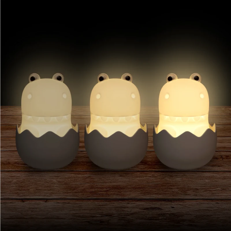 Lampka nocna Dinozaur Diggy Dino z regulacją jasności
