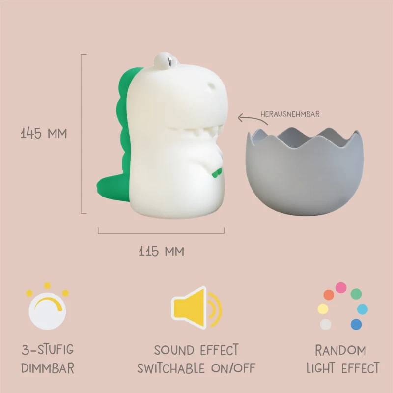 Lampka nocna Dinozaur Eggy & Friends jako prezent dla dziecka