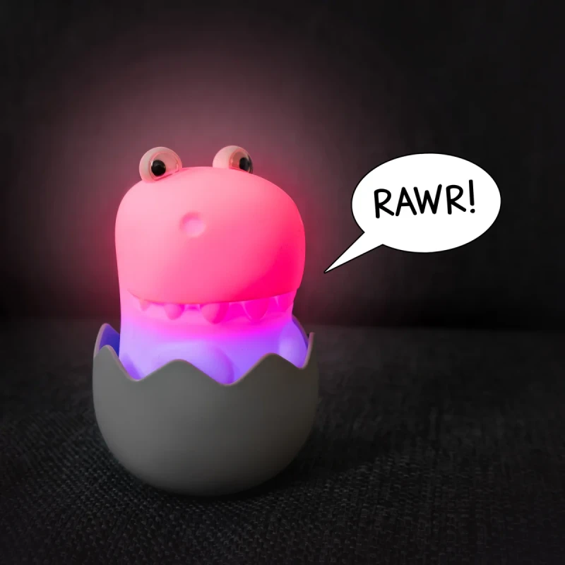Lampka LED Dinozaur RGB do pokoju dziecięcego