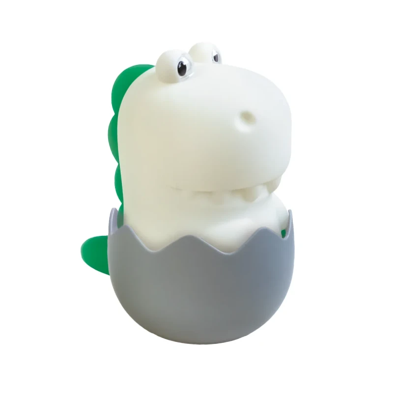 Lampka nocna LED Dinozaur Diggy Dino Eggy & Friends RGB USB-C | Silikonowa lampka dla dzieci