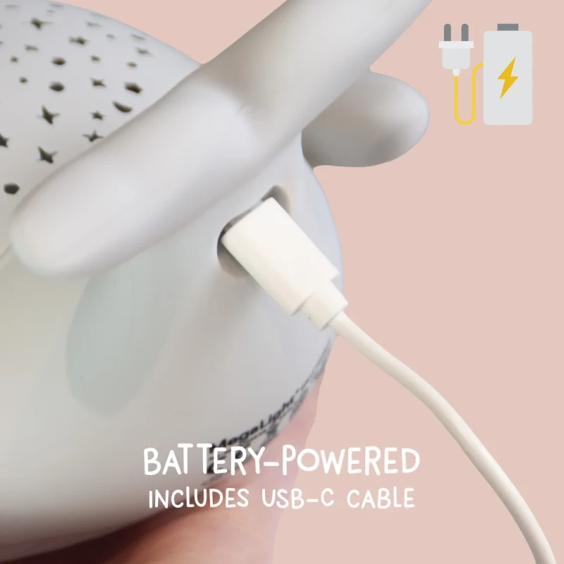 Lampka nocna Wieloryb Willy Whale ładowanie USB-C Eggy & Friends