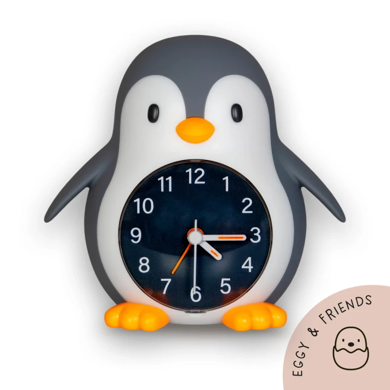 POPPY-PENGUIN-LED-PINGWIN-lampka-z-zegarem-ramka-na-zdjecie-ciepla-biel-ze-sciemniaczem-i-budzikiem-polkabubu-1.webp