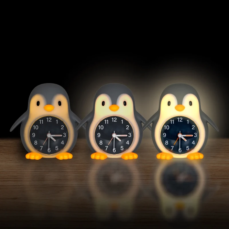 POPPY-PENGUIN-LED-PINGWIN-lampka-z-zegarem-ramka-na-zdjecie-ciepla-biel-ze-sciemniaczem-i-budzikiem-polkabubu-12.webp