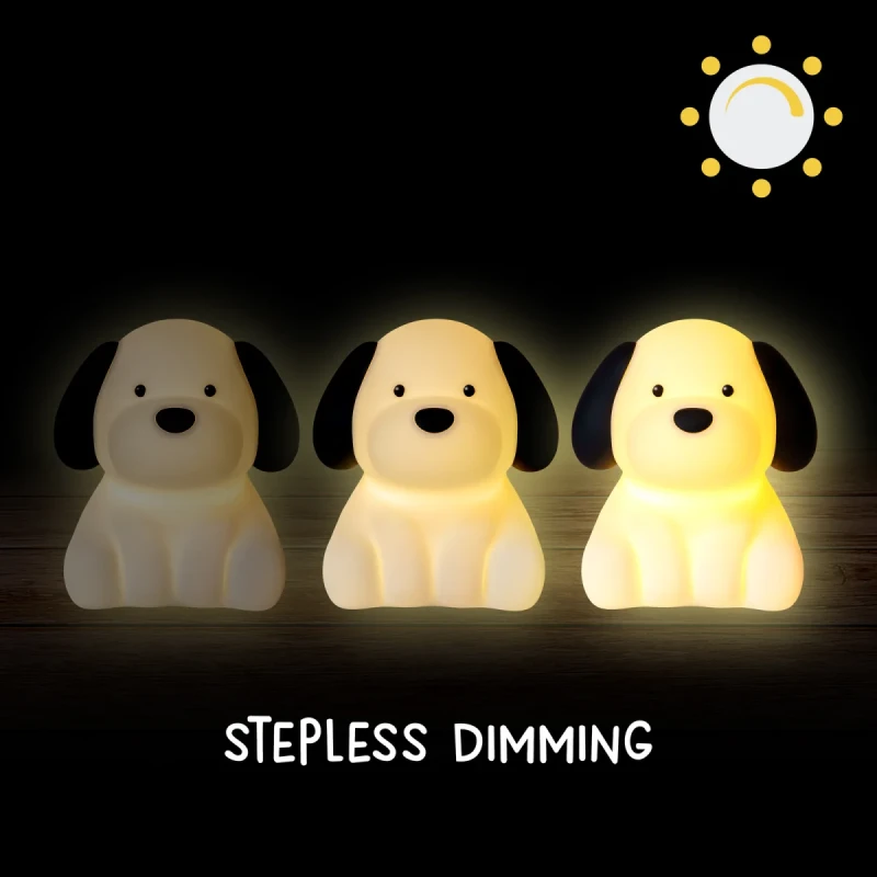 Lampka nocna USB-C Benny Beagle Eggy & Friends ładowanie przez USB-C