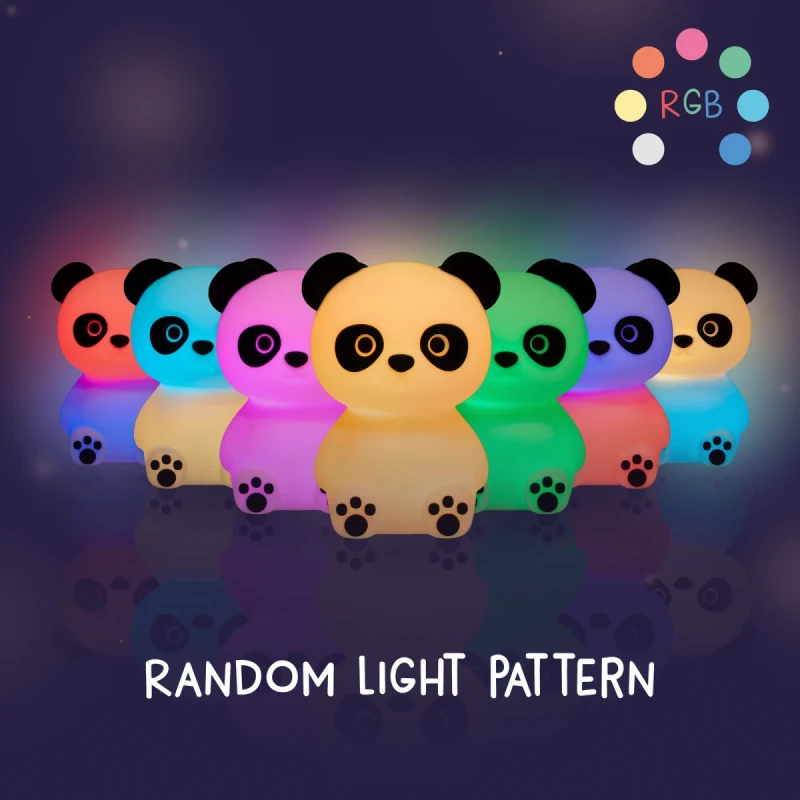 Lampka LED Panda Eggy & Friends z regulacją jasności i ciepłym światłem 3000K
