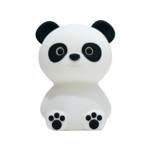 Lampka nocna LED Panda Paddy Panda Eggy & Friends RGB 0+ – silikonowa lampka nocna dla niemowląt i dzieci, USB-C, ściemniacz