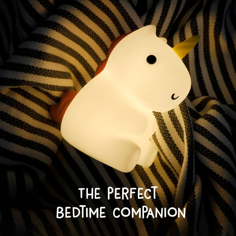 Lampka LED Jednorożec Maggy Magic Eggy & Friends z timerem i 7 kolorami RGB