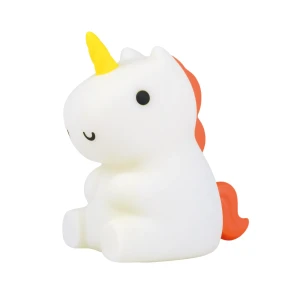 Lampka nocna LED Jednorożec Maggy Magic Eggy & Friends RGB 18 m+ – silikonowa lampka dla dzieci, USB-C, ściemniacz