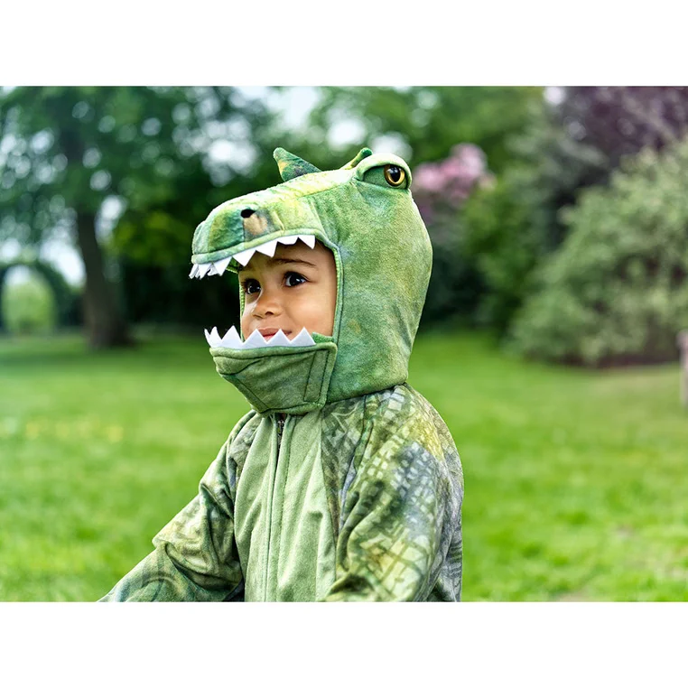 Kaptur kostiumu T-Rex Souza z realistyczną głową dinozaura