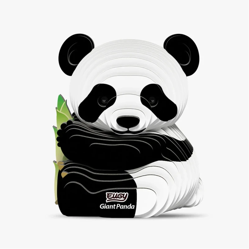 Gotowy model 3D Wielka Panda Eugy widok z przodu