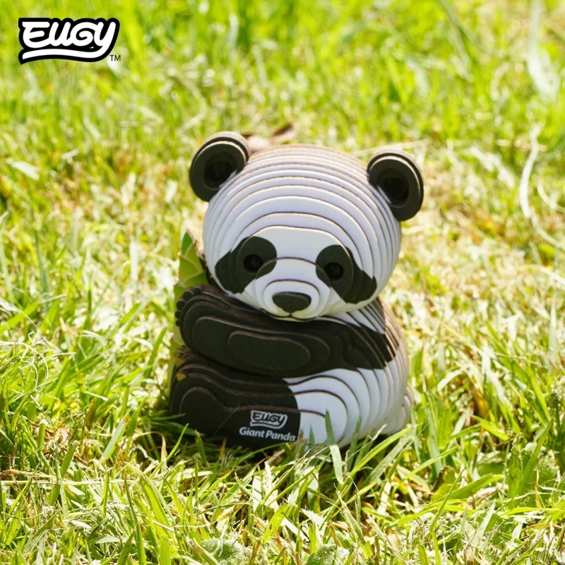 Eko układanka 3D Wielka Panda Eugy dekoracyjny model dla dzieci