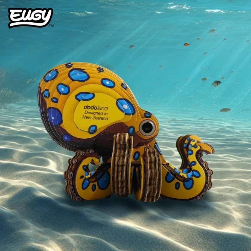 Ekologiczna układanka 3D ośmiornica morska Eugy