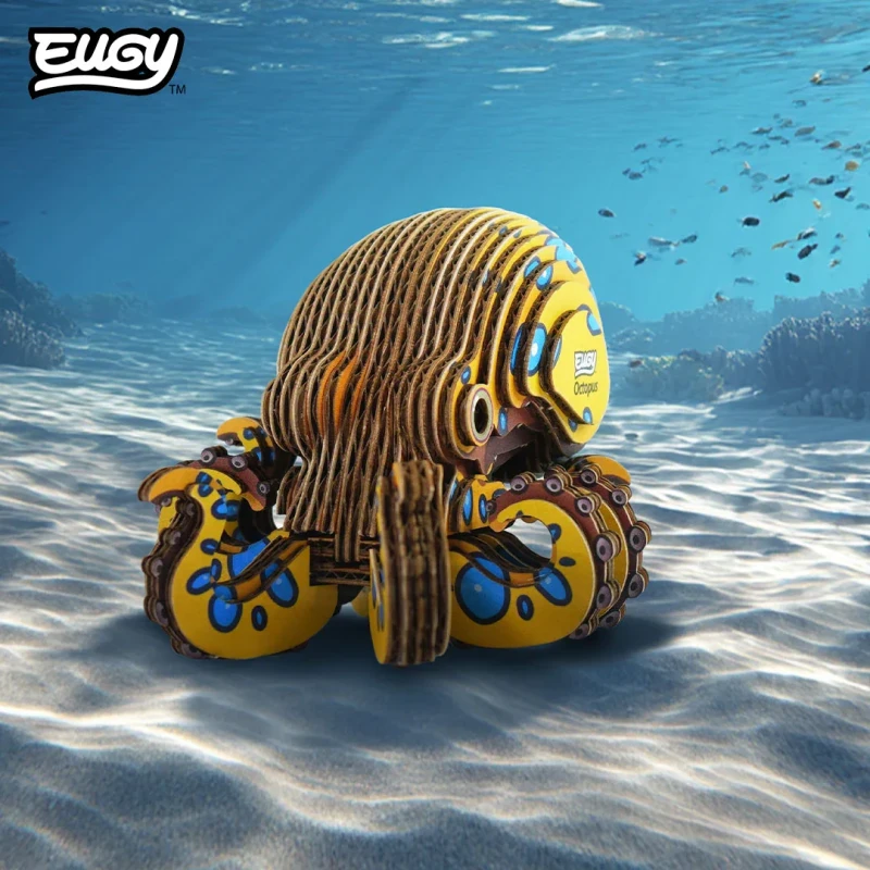 Model Blue Ringed Octopus Eugy do samodzielnego składania