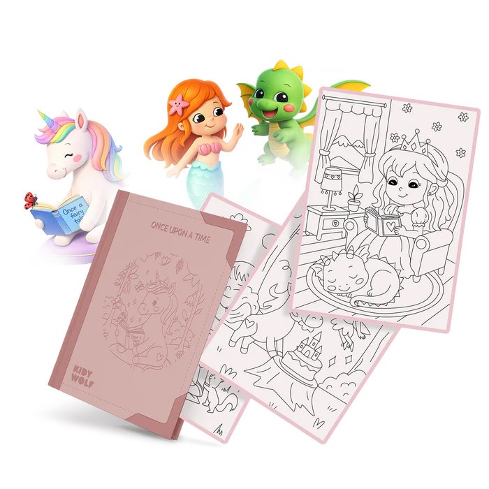 Wkłady uzupełniające KIDYWOLF KIDYDRAW PAD Once Upon a Time 30 ilustracji