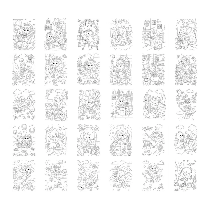 Wszystkie ilustracje Once Upon a Time KIDYWOLF KIDYDRAW REFILL